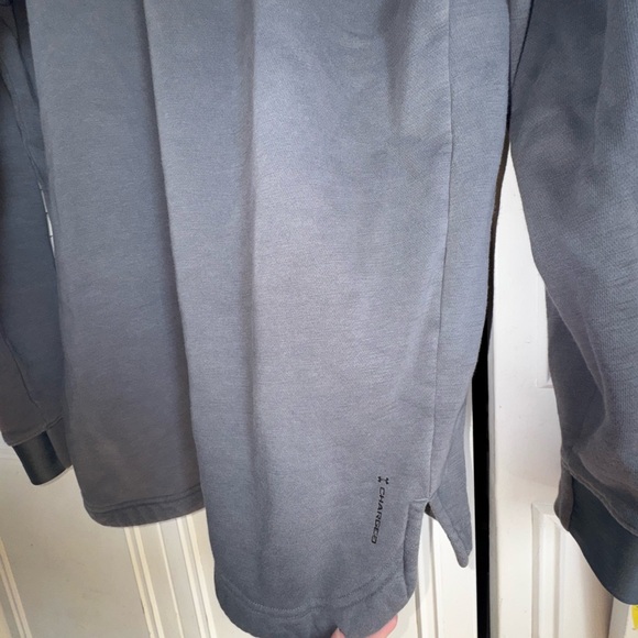 Under Armour Project Rock Men's Gray Hoodie - Picture 7 of 7